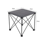 Load image into Gallery viewer, Foldable Camping Table (Aluminum Top)