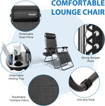 Load image into Gallery viewer, Foldable Outdoor Lounge Chair β Adjustable Camping & Beach Recliner with Pillows and Cup Holders for Poolside, Garden & Backyard**