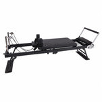 Load image into Gallery viewer, Foldable Pilates Reformer Machine – Stainless Steel, Adjustable Resistance for Home Gym & Studio