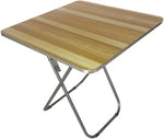 Load image into Gallery viewer, Foldable Wood Finish Table – Compact Space Saving Table for Kitchen, Balcony, Patio & Study Room