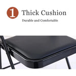 Load image into Gallery viewer, Arabian Mall Multi-Functional Folding Chair with Padded Seat (Black)