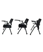 Load image into Gallery viewer, Folding Heavy Duty Chair with Wheels & Foldable Arm Tablet for Home | School | Study Chair-GCC Home Center