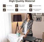 Load image into Gallery viewer, Folding Ironing Board with Iron Rest – Heavy Duty, Height Adjustable, Heat-Resistant Cover – 110 x 30 cm – Portable Iron Table for Apartments & Small Spaces