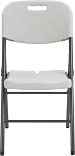 Load image into Gallery viewer, Folding Plastic Chair Molded Seat & Back Stackable Indoor Outdoor, Steel Frame, Heavy Duty-GCC Home Center