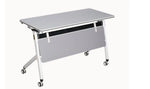 Load image into Gallery viewer, Folding Table Office Meeting Table, Portable Storage Conference Table Seminar Training Table With Heavy-duty Frame And 360 ° Wheels, Save Space(47x22x30in/120x55x75cm)