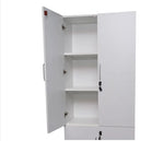 Load image into Gallery viewer, Four Door Office Cabinet With Five Shelves, File Cabinet - White-GCC Home Center