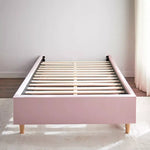 Load image into Gallery viewer, Full Headboard Single Bed 120x200 cm - Pink-GCC Home Center