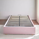 Load image into Gallery viewer, Full Headboard Single Bed 120x200 cm - Pink-GCC Home Center