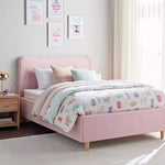 Load image into Gallery viewer, Full Headboard Single Bed 120x200 cm - Pink-GCC Home Center