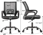 Load image into Gallery viewer, Galaxy Design Ergonomic Computer Desk Chair For Office & Gaming With Back & Lumbar Support Colour Black - AModel GDF-7825.-GCC Home Center