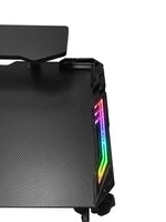 Load image into Gallery viewer, Gaming Desk Table With light, Computer Desk, Cup Holder and Headphone Hook Gamer Workstation Game Table-GCC Home Center