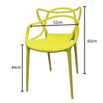 Load image into Gallery viewer, Jilphar Furniture Half Molded Polypropylene Dining Chair JP1325-GCC Home Center
