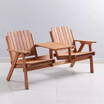 Load image into Gallery viewer, Handcrafted Outdoor Wooden Dining Set ā 2-Seater