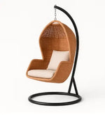 Load image into Gallery viewer, Hanging Egg Swing With Stand And Cushion For Garden, Balcony, And Bedroom