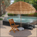 Load image into Gallery viewer, Hawaiian Style Straw Outdoor Umbrella without Base