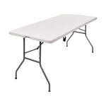 Load image into Gallery viewer, Heavy-Duty 6ft Folding Table with Sturdy Metal Frame & Portable Design - Perfect for Indoor/Outdoor Events-GCC Home Center
