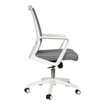 Load image into Gallery viewer, High Back Office Chair With Height Adjustable And 5 Swivel Wheels-GCC Home Center