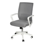 Load image into Gallery viewer, High Back Office Chair With Height Adjustable And 5 Swivel Wheels-GCC Home Center