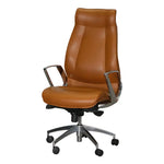 Load image into Gallery viewer, High Back Office Chair With Height Adjustable, Armrest And Swivel Wheels-GCC Home Center