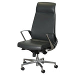 Load image into Gallery viewer, High Back Office Chair With Height Adjustable, Armrest And Swivel Wheels-GCC Home Center
