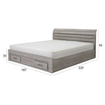 Load image into Gallery viewer, High-Quality Bed with Drawers And Headboard