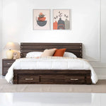 Load image into Gallery viewer, High-Quality Bed with Drawers And Headboard