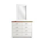 Load image into Gallery viewer, High-Quality MDF White Dressing Table with Mirror