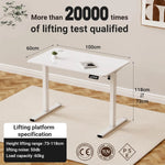 Load image into Gallery viewer, Homall Standing Desk Height Adjustable Desk Electric Lifting Table Adjustable Office Desk Stand Up Office Table Standing Desk Electric Lifting Table (100 * 60cm)-GCC Home Center