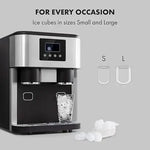 Load image into Gallery viewer, Arabian Mall 3-in-1 Countertop Ice Maker and Water Dispenser (15-18kg/24h, LCD Display, 1.8L Tank)