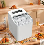 Load image into Gallery viewer, Ice Maker Countertop, Mini Portable Ice Machine, 8 Bullet Ice in 6 Mins, 12KG/Day, 2 Ice Sizes, Self-Cleaning, Energy Saving, Compact for Small Space, Kitchen, Office, RV, Party
