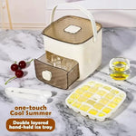 Load image into Gallery viewer, Ice Maker Machine Counter Top, 48 Ice Cube Ice Machine with Ice Scoop & Basket, Ice Cube Maker Release All Ice Cubes in One Second, Ice Cube Tray for Whiskey, Cocktail, Coffee Drinks, Beer
