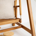 Load image into Gallery viewer, Indonesian Teak Wood Relax Swing Bench