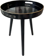 Load image into Gallery viewer, Indoor Tray Side Table β Plastic Tabletop with 17.7" Wooden Legs