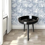 Load image into Gallery viewer, Indoor Tray Side Table β Plastic Tabletop with 17.7" Wooden Legs