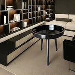 Load image into Gallery viewer, Indoor Tray Side Table β Plastic Tabletop with 17.7" Wooden Legs