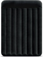 Load image into Gallery viewer, Intex Airbed Inflatable Double Mattress With Bulit In Electric Pump,152 X 203 X 42 Cm, 64124, Black, Durabeam Queen Pillow Rest Airbed W/E.Pump152X203X42, 64124