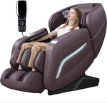 Load image into Gallery viewer, iRest A306 Massage Chair, Full Body Zero Gravity Recliner with AI Voice Control, SL Track, Bluetooth, Yoga Stretching, Foot Rollers, Airbags, Arm Rest, Cushion Availability, Heating (Brown)