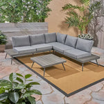 Load image into Gallery viewer, Jarin Outdoor Furniture Set 4 Seating , Aluminium Frame | Coffee Table Included