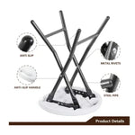 Load image into Gallery viewer, Jilphar Furniture Metal and Plastic Folding Small Stool JP1239-GCC Home Center