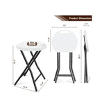 Load image into Gallery viewer, Jilphar Furniture Metal and Plastic Folding Small Stool JP1239-GCC Home Center