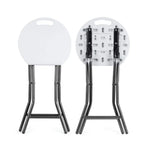 Load image into Gallery viewer, Jilphar Furniture Metal and Plastic Folding Small Stool JP1239-GCC Home Center