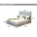 Load image into Gallery viewer, King Bed β Grey (180Γ202 cm)