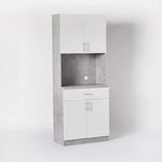 Load image into Gallery viewer, Kitchen Cabinet, Tall Bar Cabinet with Drawer & Shelves