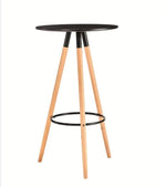 Load image into Gallery viewer, LANNY Bar Table Round Cocktail Bistro Table for Pub, Dining Room, Kitchen & Home bar (white)-GCC Home Center