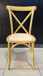Load image into Gallery viewer, LANNY Stackable Solid Wood Dining Chair for Kitchen,Bistro,Resteraunt in Brown Color with Rattan Seat (Light Brown, 1)-GCC Home Center