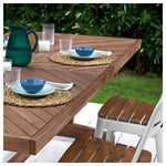 Load image into Gallery viewer, Large Outdoor Dining Table, Acacia, 220×100 cm