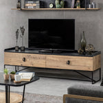 Load image into Gallery viewer, Loft TV Cabinet β Black Top