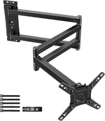 Load image into Gallery viewer, Long Arm Corner TV Monitor Wall Mount with 40.78" Extension for Most 13-43inch TVs Monitors, Full Motion Articulating Triple Arm Foldable, Max VESA 200x200mm, Vertical TV Mount