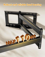 Load image into Gallery viewer, Long Arm TV Mount Full Motion TV Bracket with 42 inch Long Extension Articulating TV Wall Mount for 37 to 80 Inch Flat/Curve TVs, VESA 600x400mm Compatible, Holds up to 100 lbs | Extra Long Arm Extendable TV Mount