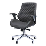 Load image into Gallery viewer, Low Back Office Chair With Height Adjustable, Arm Rest And Swivel Wheels-GCC Home Center
